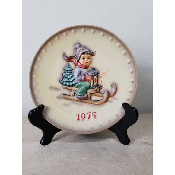 Hummel 5th Annual Plate 1975 Goebel Hand Painted Hum 268 West Germany Vintage - Picture 1 of 10